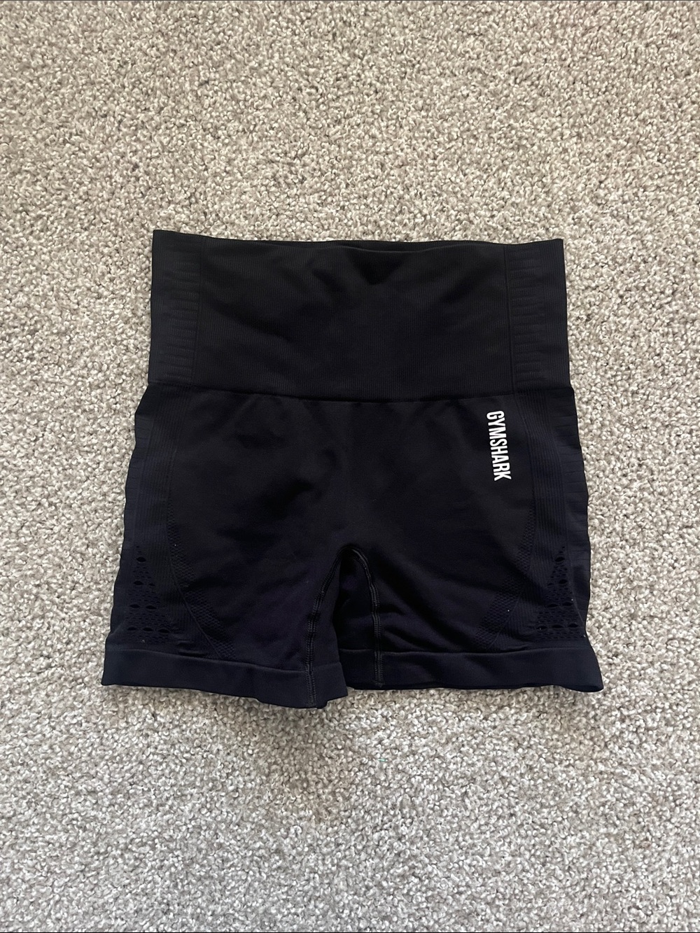 Gymshark Black Energy+ Seamless Shorts Size S/M